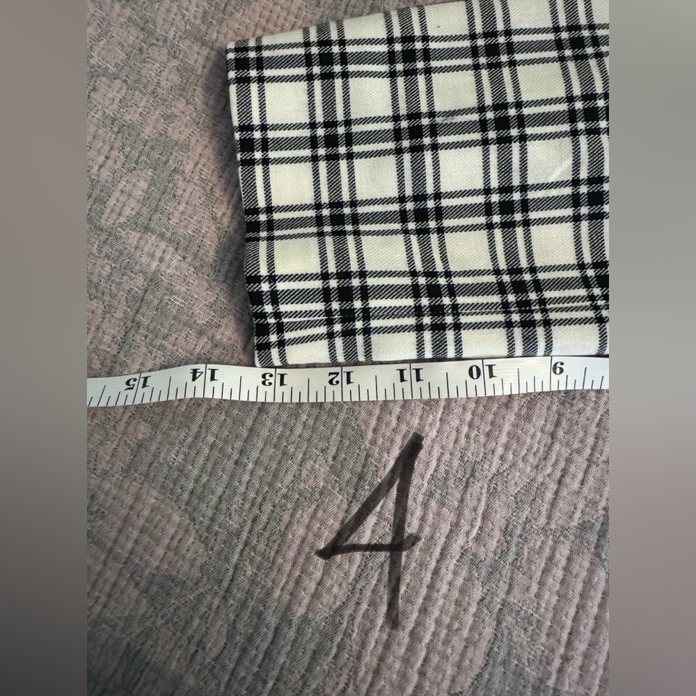 Plaid Women's Jacket - Black and White - Picture 7 of 13